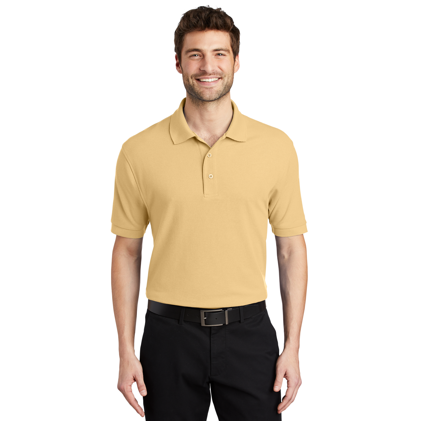 IB1405MT Mens Tall Silk Touch Short Sleeve Polo