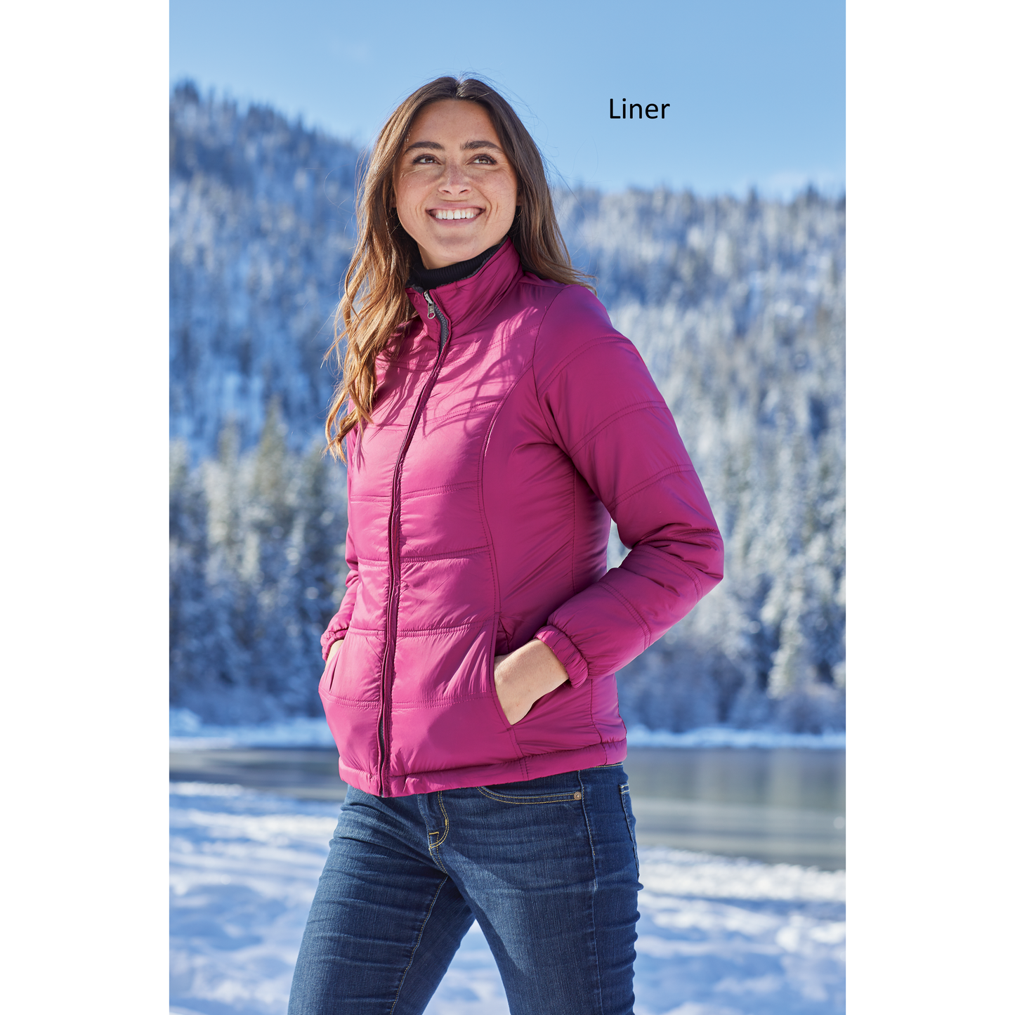 IB1605W Ladies Colorblock 3-in-1 Jacket