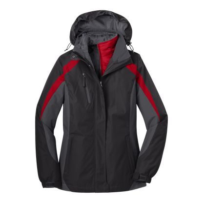 IB1605W Ladies Colorblock 3-in-1 Jacket