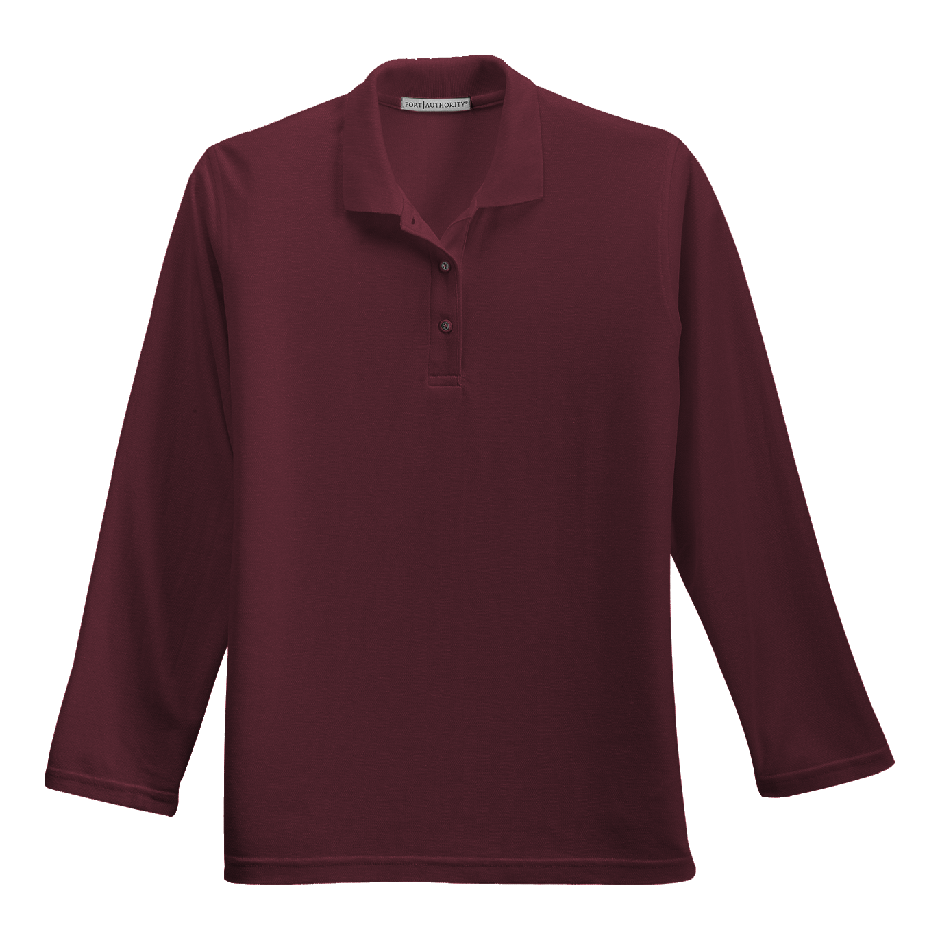 IB1405WLS Ladies Silk Touch Long Sleeve Polo