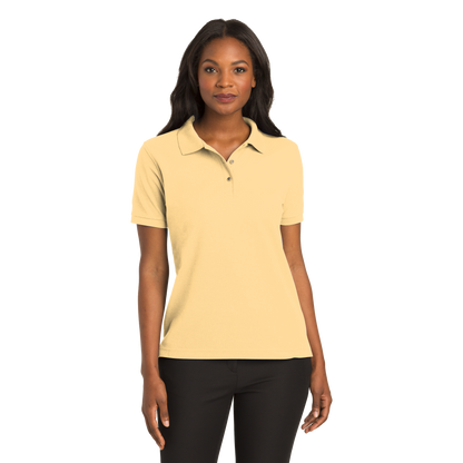 IB1405W Ladies Silk Touch Short Sleeve Polo