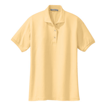 IB1405W Ladies Silk Touch Short Sleeve Polo