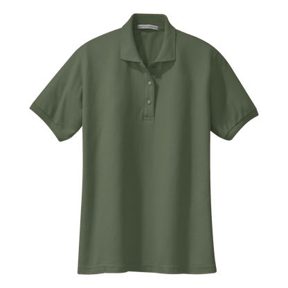 IB1405W Ladies Silk Touch Short Sleeve Polo