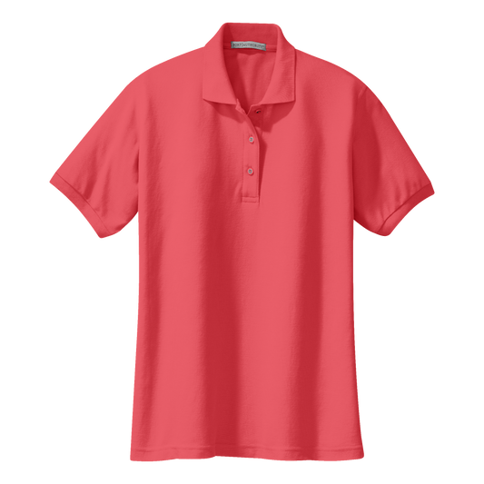 IB1405W Ladies Silk Touch Short Sleeve Polo