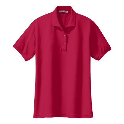 IB1405W Ladies Silk Touch Short Sleeve Polo