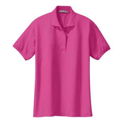 IB1405W Ladies Silk Touch Short Sleeve Polo