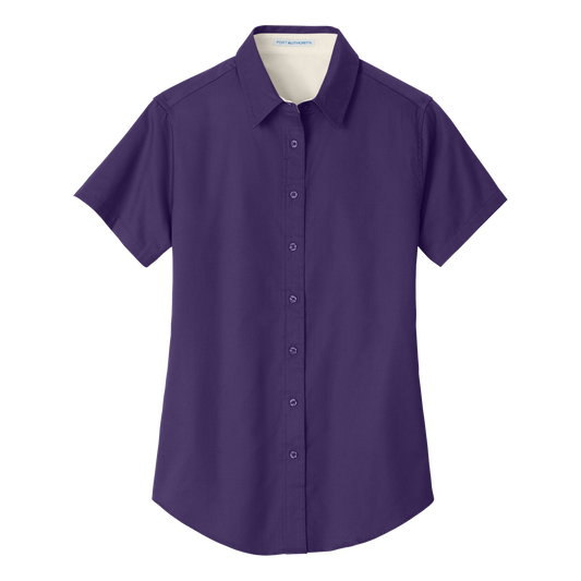 IB1402WSS Ladies Easy Care Short Sleeve Shirt