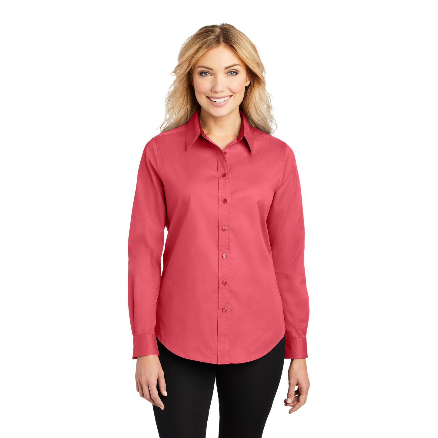 IB1402WLS Ladies Easy Care Long Sleeve Shirt