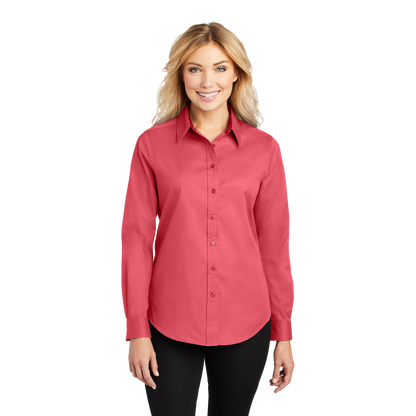 IB1402WLS Ladies Easy Care Long Sleeve Shirt