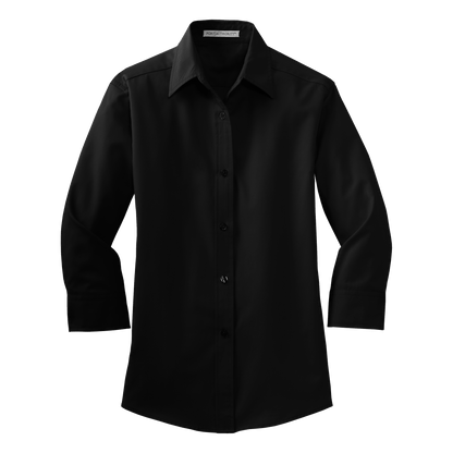 IB1402W34 Ladies Easy Care 3/4 Sleeve Shirt