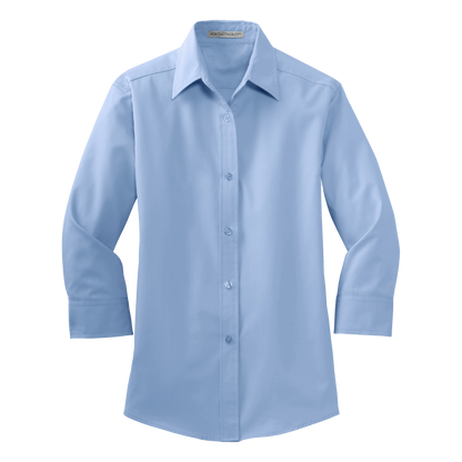 IB1402W34 Ladies Easy Care 3/4 Sleeve Shirt