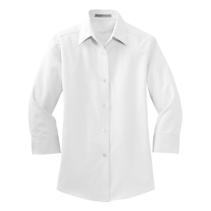 IB1402W34 Ladies Easy Care 3/4 Sleeve Shirt