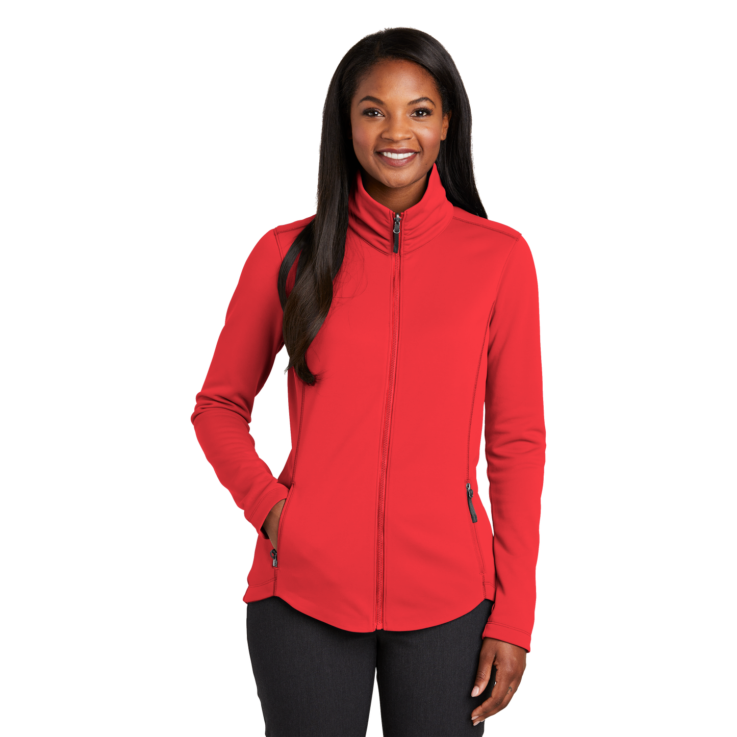 IB1903W Ladies Collective Smooth Fleece Jacket