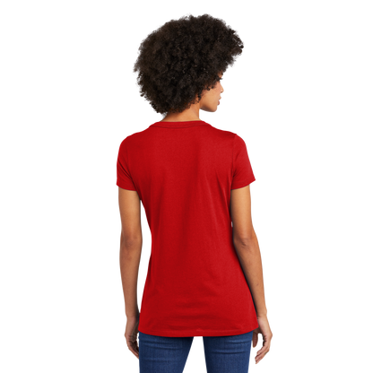 IB2406W  Ladies Heritage  Blend Short Sleeve V-Neck Tee