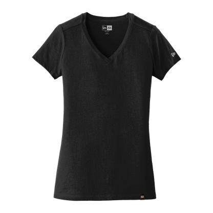 IB2406W  Ladies Heritage  Blend Short Sleeve V-Neck Tee