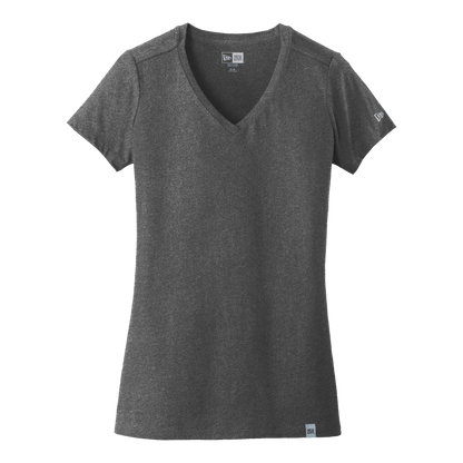 IB2406W  Ladies Heritage  Blend Short Sleeve V-Neck Tee