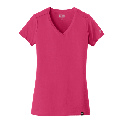 IB2406W  Ladies Heritage  Blend Short Sleeve V-Neck Tee