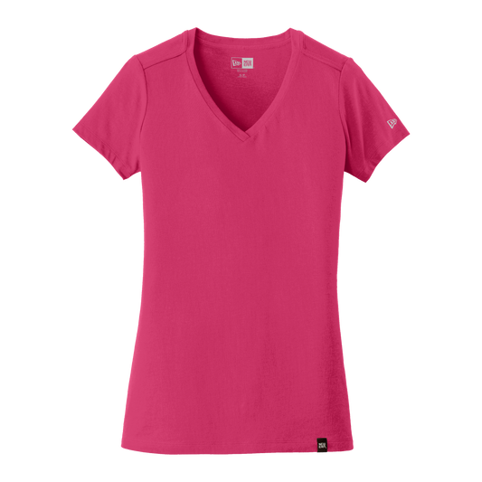 IB2406W  Ladies Heritage  Blend Short Sleeve V-Neck Tee