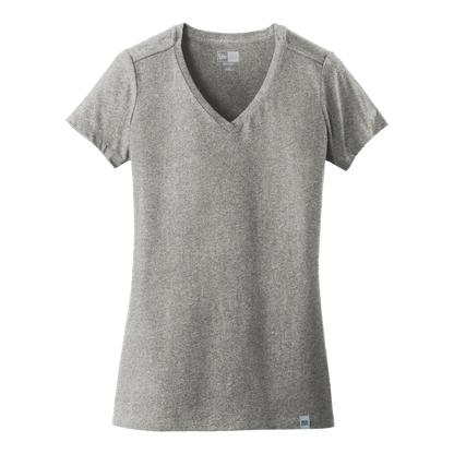 IB2406W  Ladies Heritage  Blend Short Sleeve V-Neck Tee