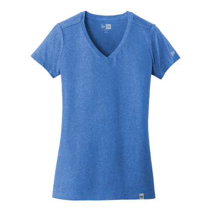 IB2406W  Ladies Heritage  Blend Short Sleeve V-Neck Tee