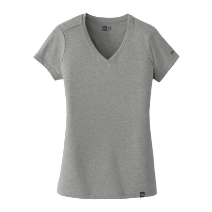 IB2406W  Ladies Heritage  Blend Short Sleeve V-Neck Tee