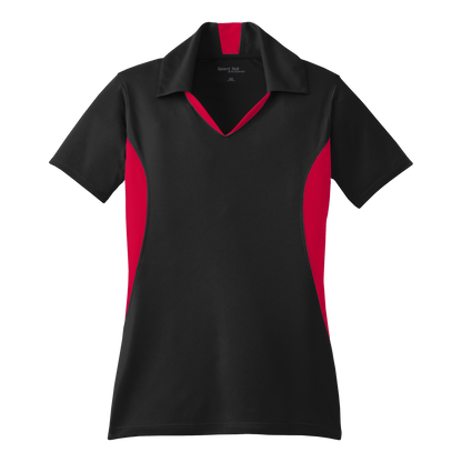 IB1706W Ladies Side Blocked Mircopique Polo