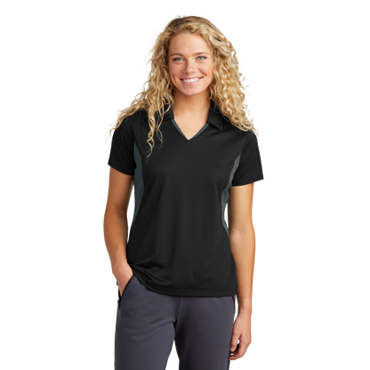 IB1706W Ladies Side Blocked Mircopique Polo