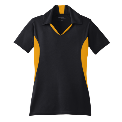 IB1706W Ladies Side Blocked Mircopique Polo