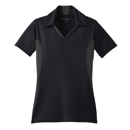 IB1706W Ladies Side Blocked Mircopique Polo