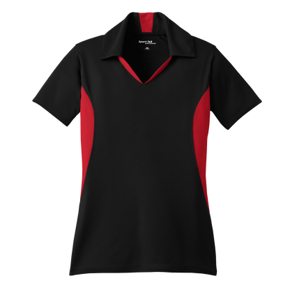 IB1706W Ladies Side Blocked Mircopique Polo