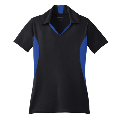 IB1706W Ladies Side Blocked Mircopique Polo