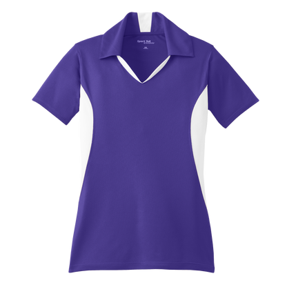 IB1706W Ladies Side Blocked Mircopique Polo