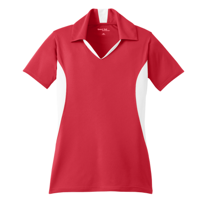 IB1706W Ladies Side Blocked Mircopique Polo