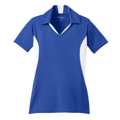 IB1706W Ladies Side Blocked Mircopique Polo