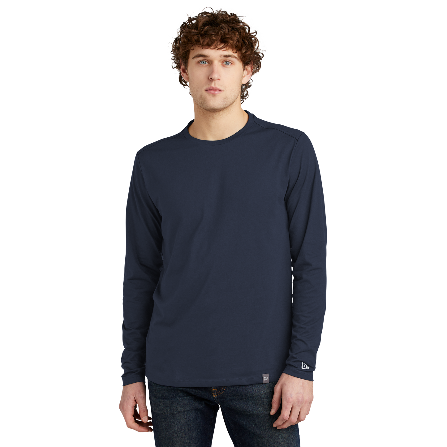 IB2407  Heritage Blend Long Sleeve Crew Tee