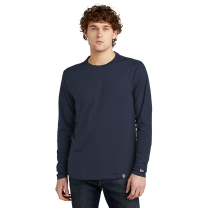 IB2407  Heritage Blend Long Sleeve Crew Tee