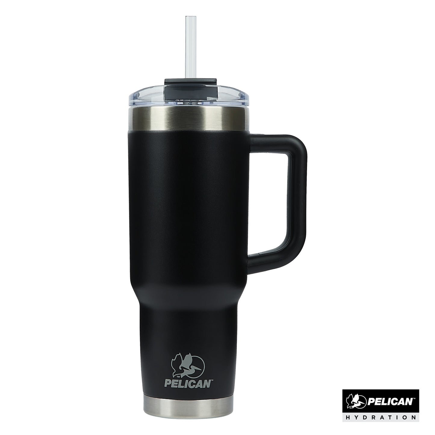 PL1008 Pelican Porter 40 oz. Recycled Double Wall Stainless Steel Travel Tumbler