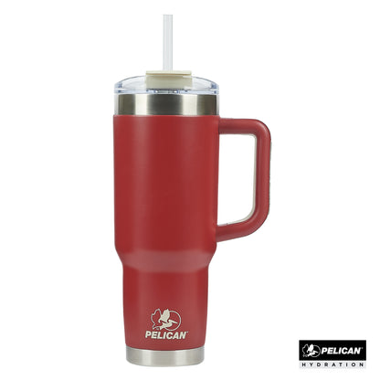 PL1008 Pelican Porter 40 oz. Recycled Double Wall Stainless Steel Travel Tumbler