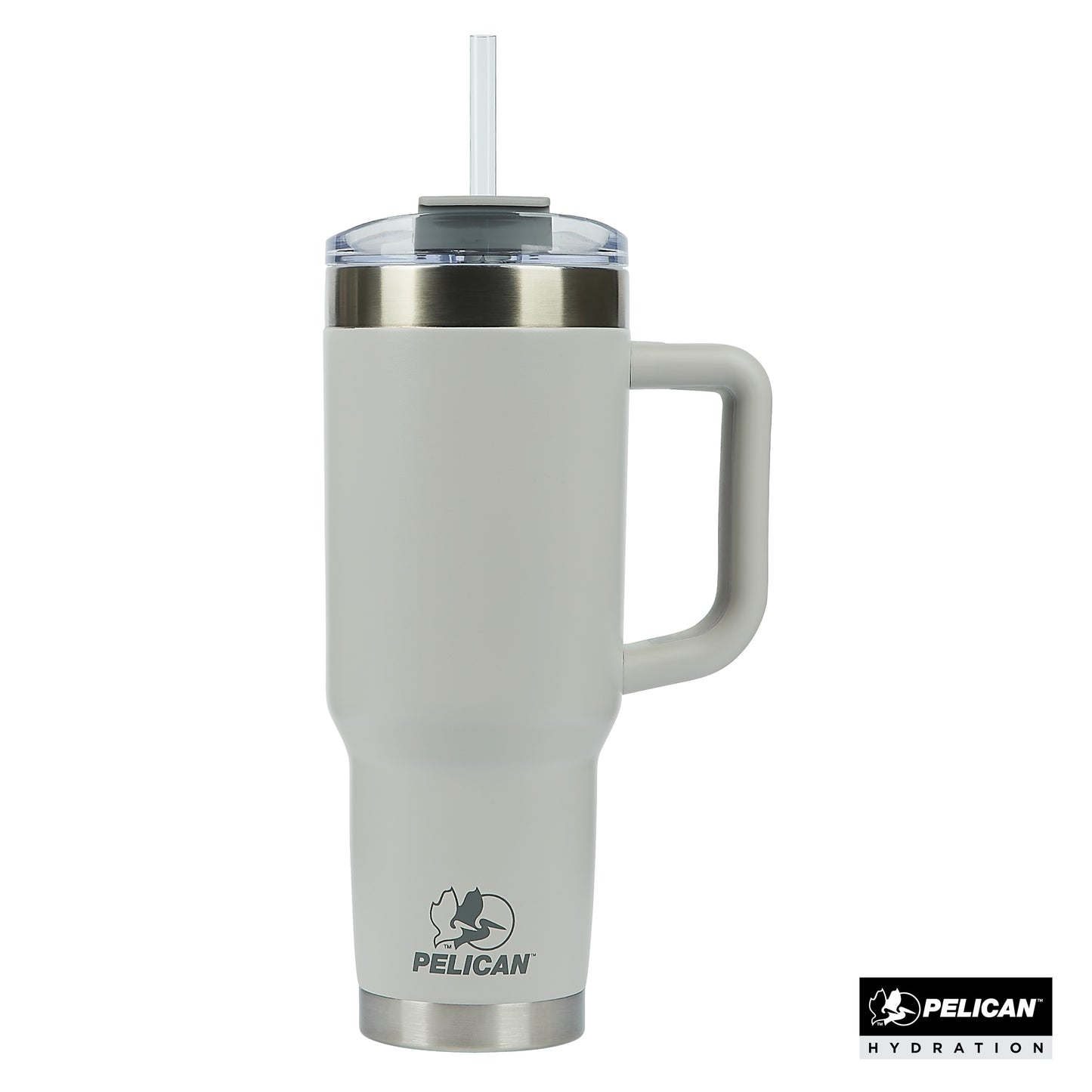 PL1008 Pelican Porter 40 oz. Recycled Double Wall Stainless Steel Travel Tumbler