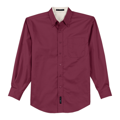 IB1402MLS Mens Easy Care Long Sleeve Shirt