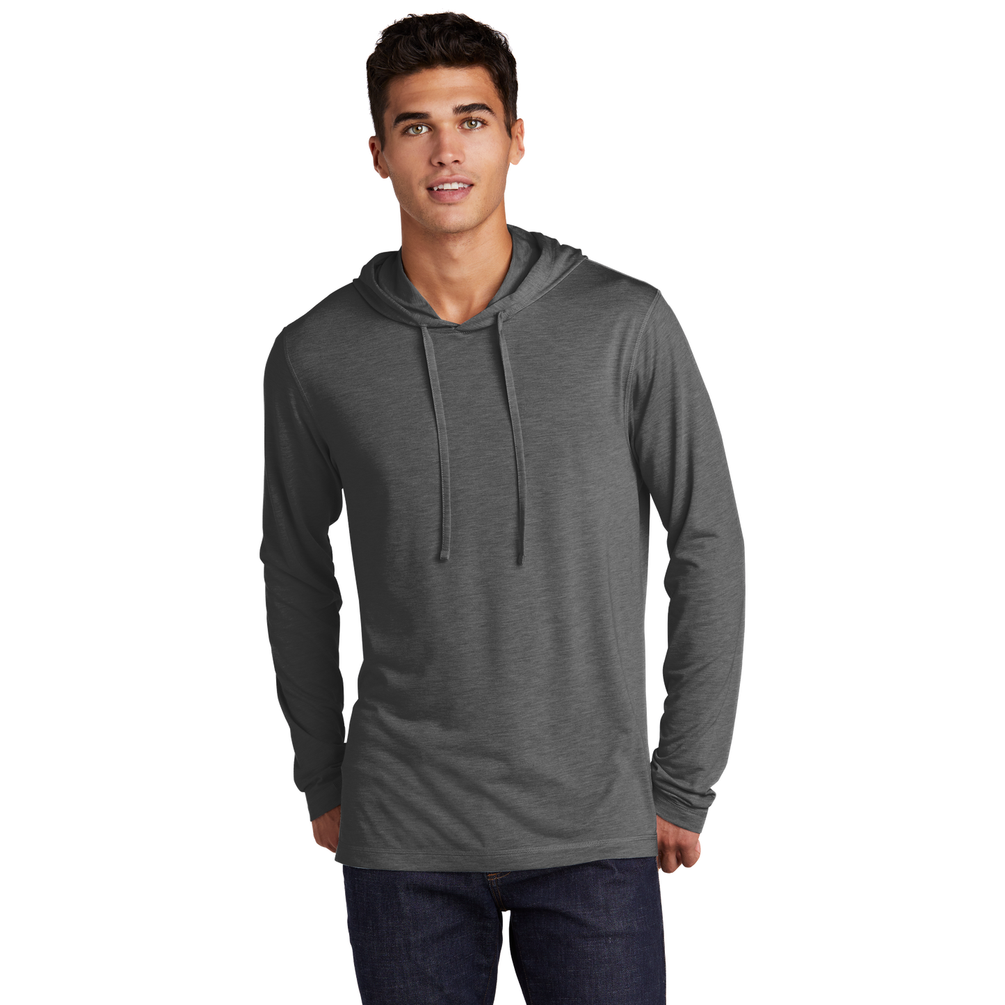 IB2602M  Tri-Blend Wicking Long Sleeve Hoodie