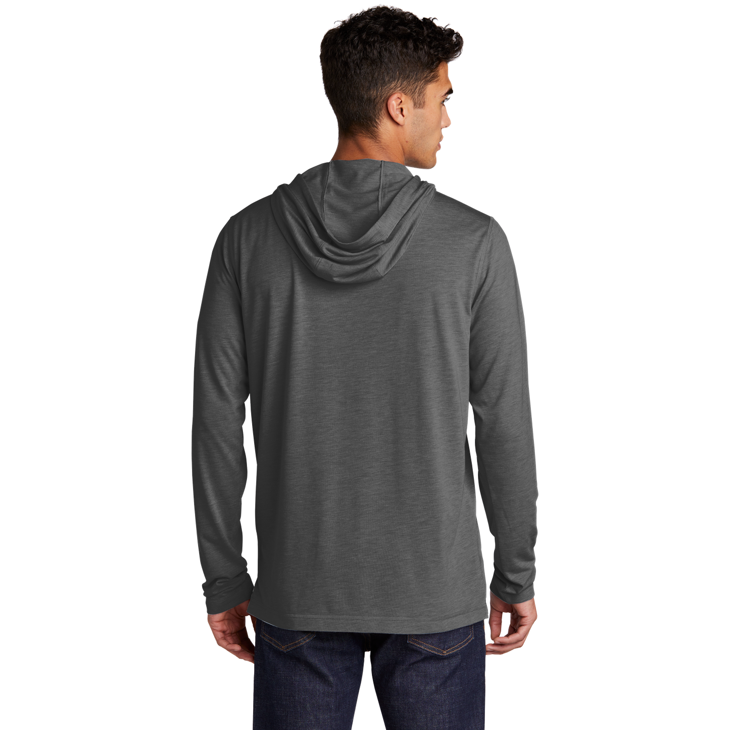 IB2602M  Tri-Blend Wicking Long Sleeve Hoodie
