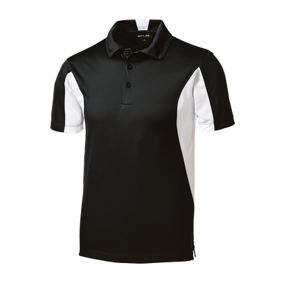 IB1706T Mens Tall Side Blocked Mircopique Polo