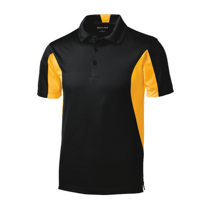 IB1706M Mens Side Blocked Mircopique Polo