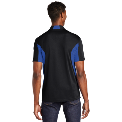 IB1706M Mens Side Blocked Mircopique Polo