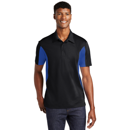 IB1706M Mens Side Blocked Mircopique Polo