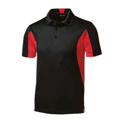 IB1706M Mens Side Blocked Mircopique Polo