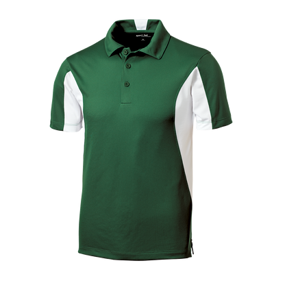 IB1706M Mens Side Blocked Mircopique Polo