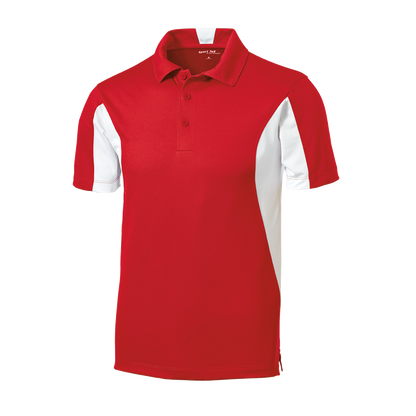 IB1706M Mens Side Blocked Mircopique Polo