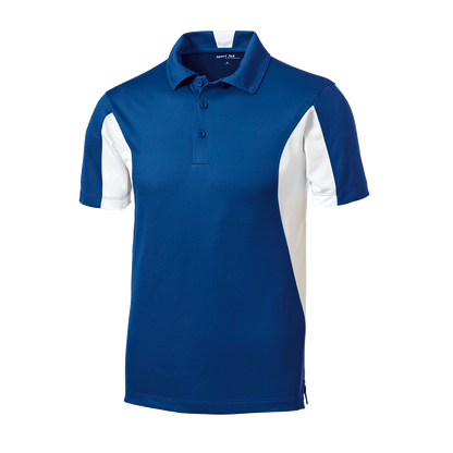 IB1706T Mens Tall Side Blocked Mircopique Polo